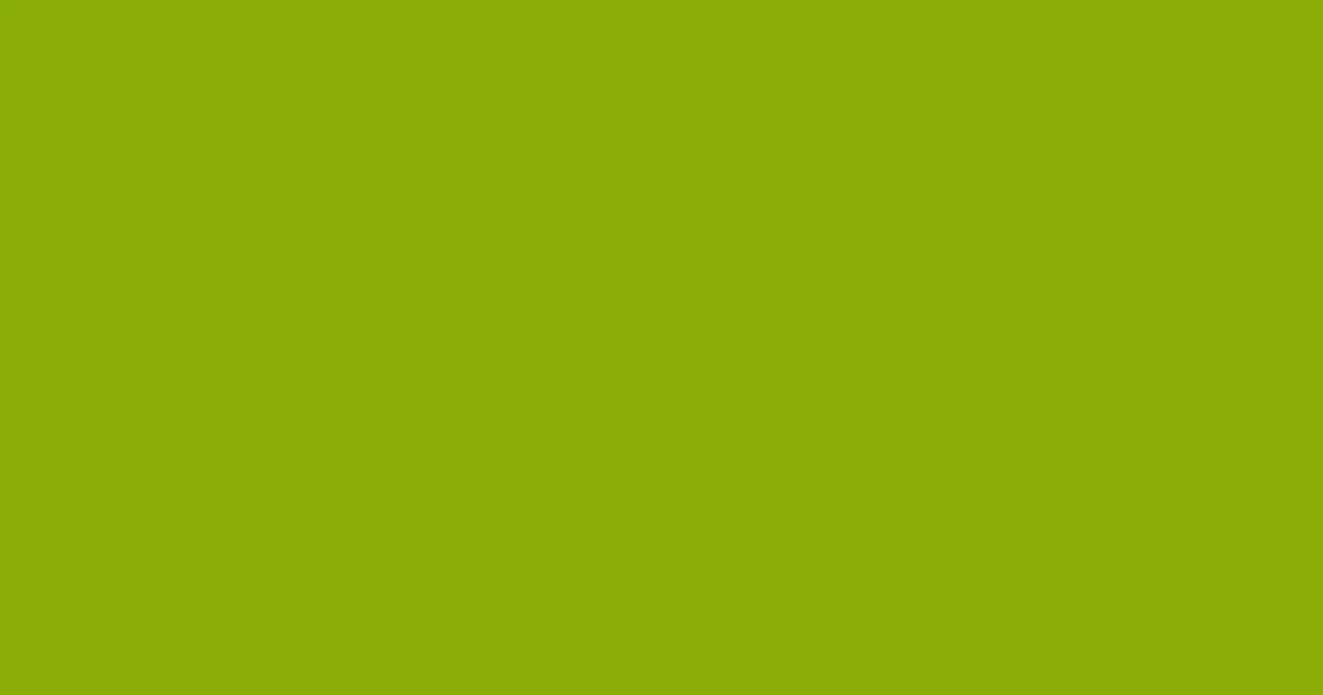 #89ae07 pistachio color image
