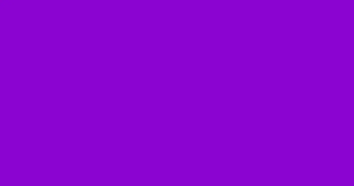 #8a04d0 electric violet color image
