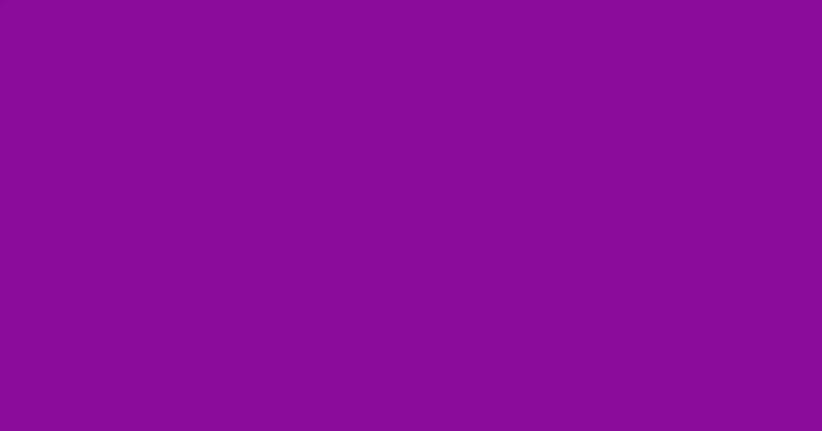 #8a0a9a purple color image