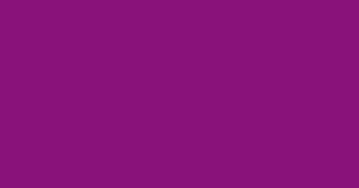 #8a127a violet eggplant color image