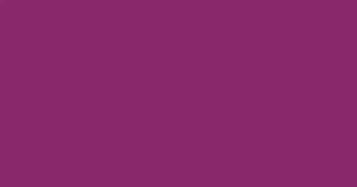 #8a296c plum color image