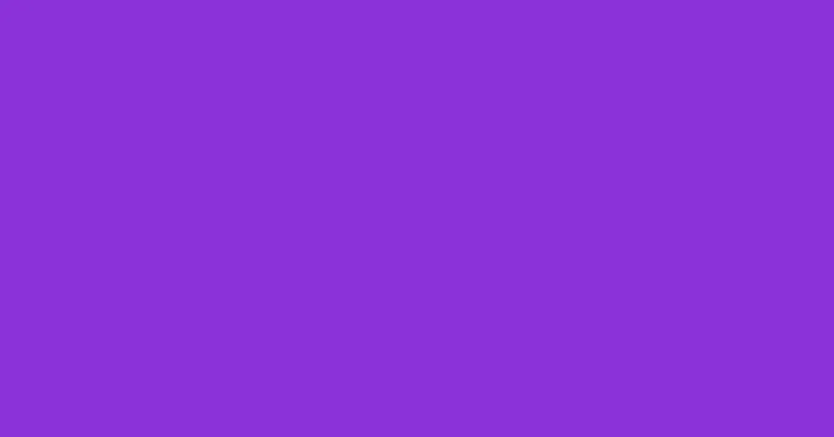 #8a32d9 purple heart color image