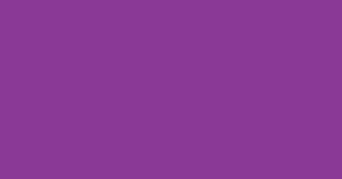 #8a3a9a vivid violet color image