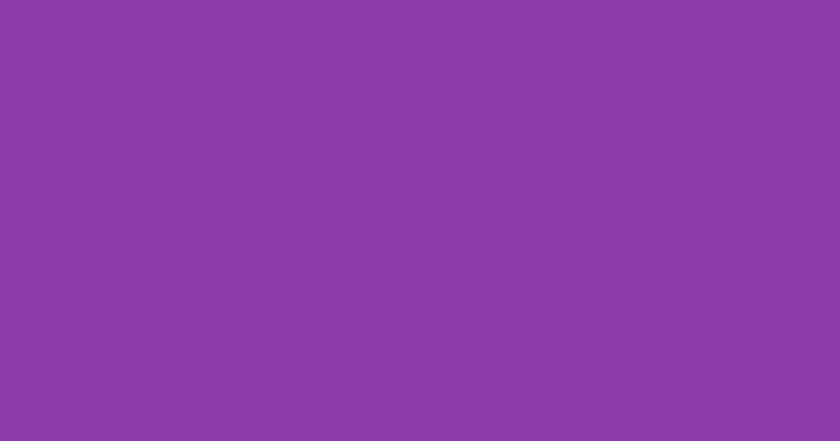 #8a3bab vivid violet color image