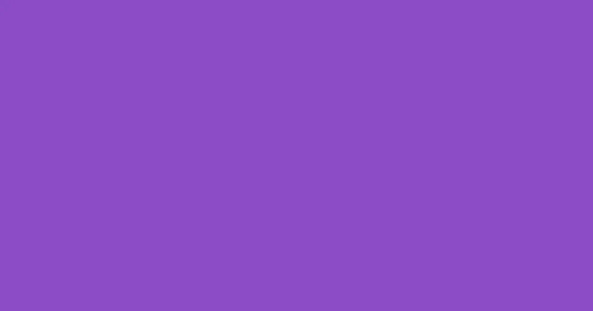 #8a4cc5 purple heart color image