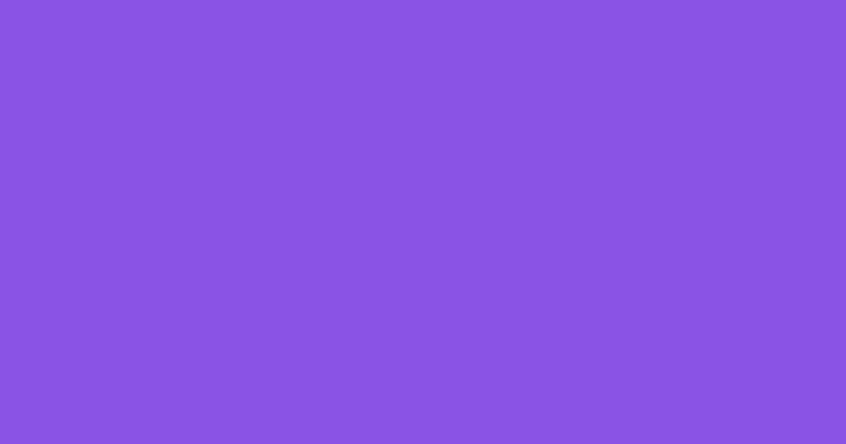 #8a53e6 medium purple color image