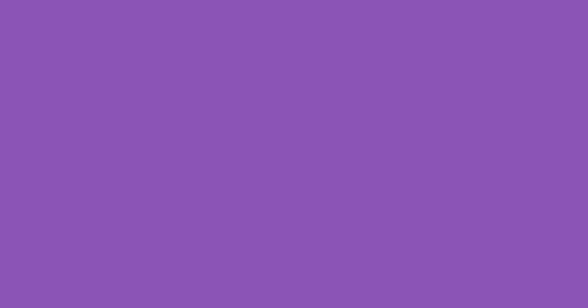 #8a54b7 purple plum color image
