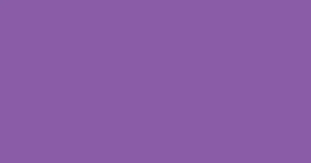#8a5ba7 vivid violet color image