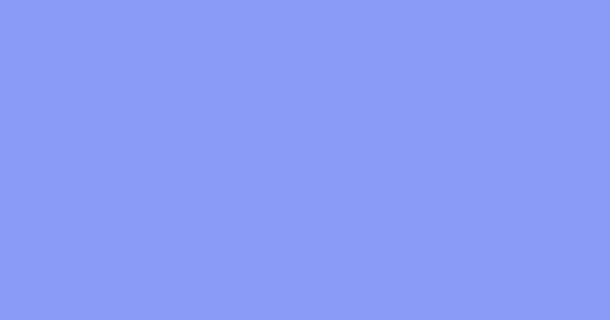 #8a9bf7 jordy blue color image
