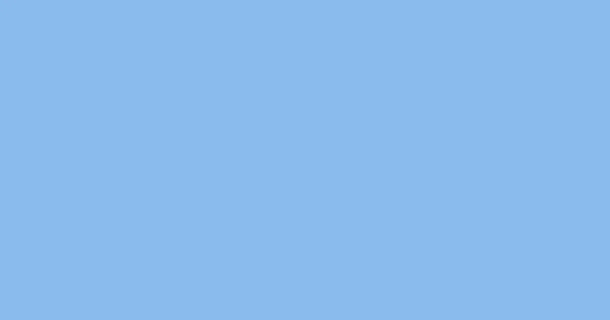 #8abbed jordy blue color image