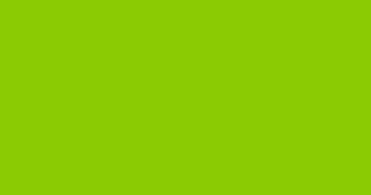 #8aca03 sheen green color image