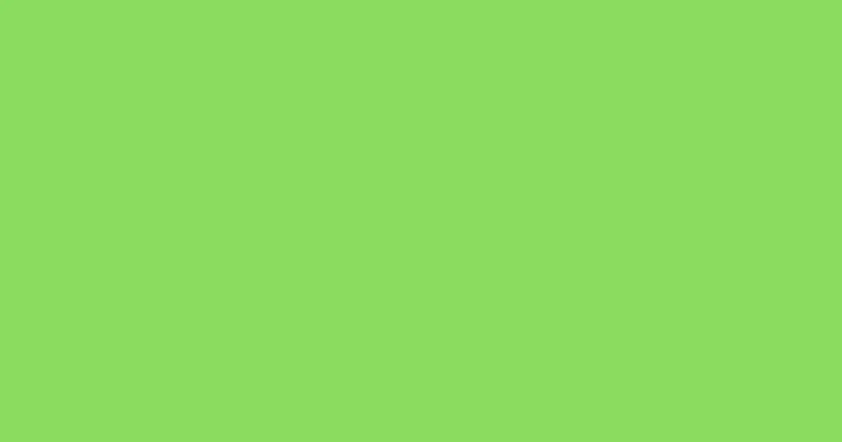 #8adc5f pastel green color image