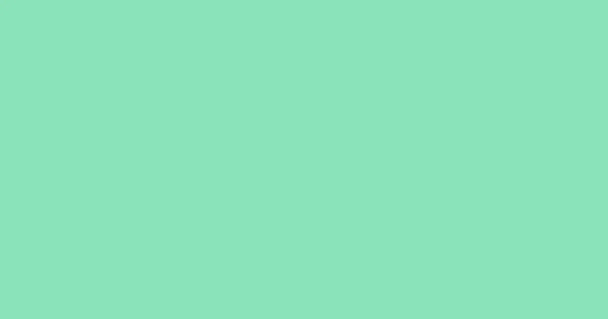 #8ae3b9 algae green color image
