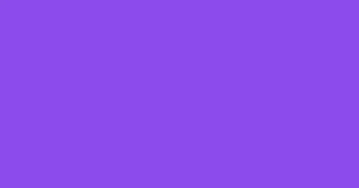 #8b4bed medium purple color image