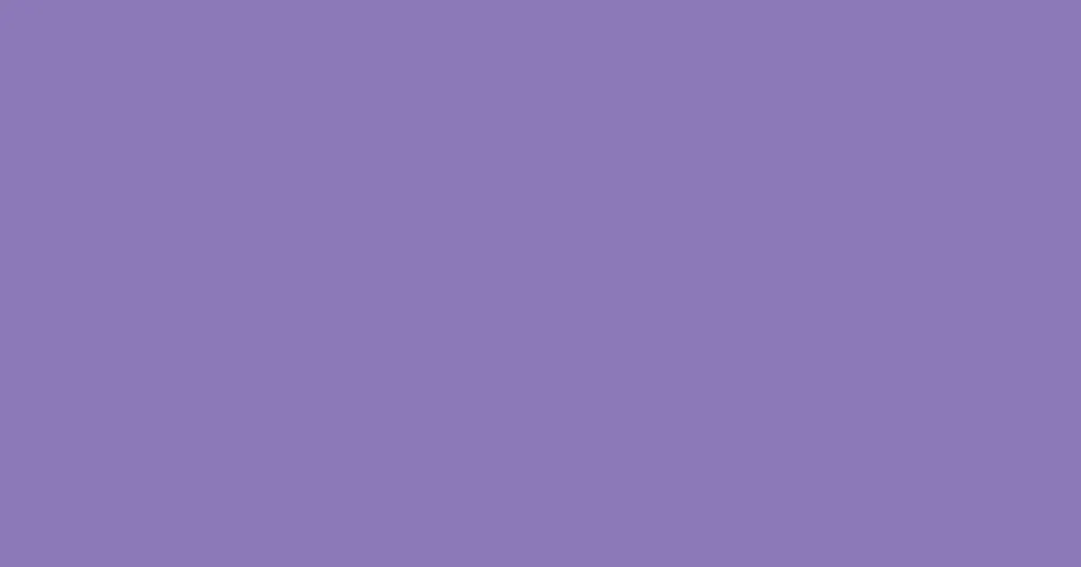 #8b79b8 purple mountain's majesty color image