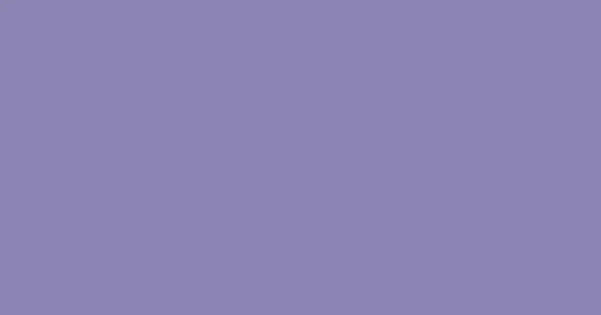 #8b84b2 lavender purple color image