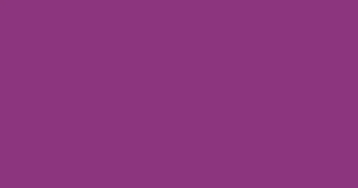 #8c357e plum color image