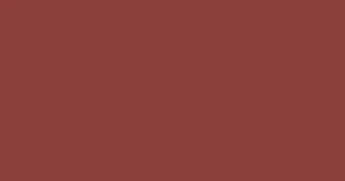 #8c3f3b sanguine brown color image