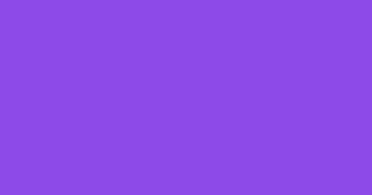 #8c4aea medium purple color image
