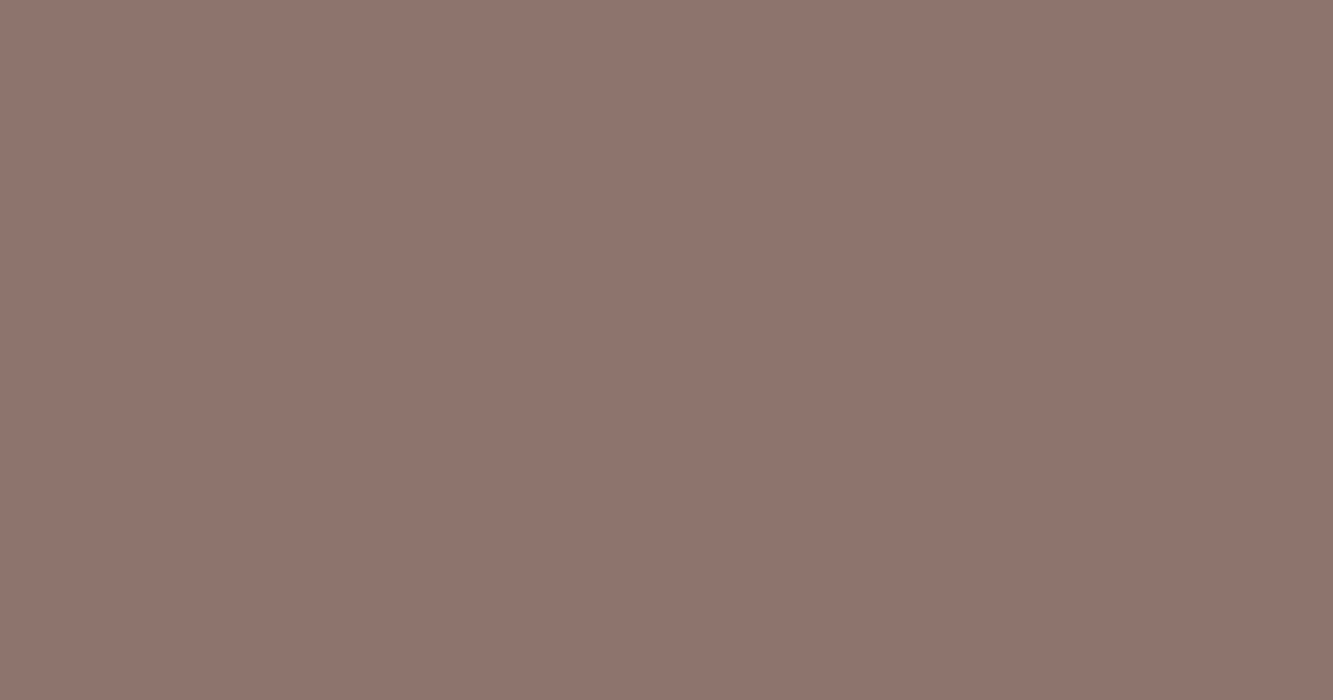 #8c7669 almond frost color image