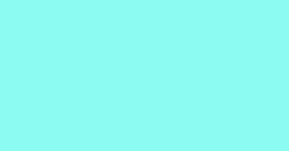 #8cfcef aquamarine color image