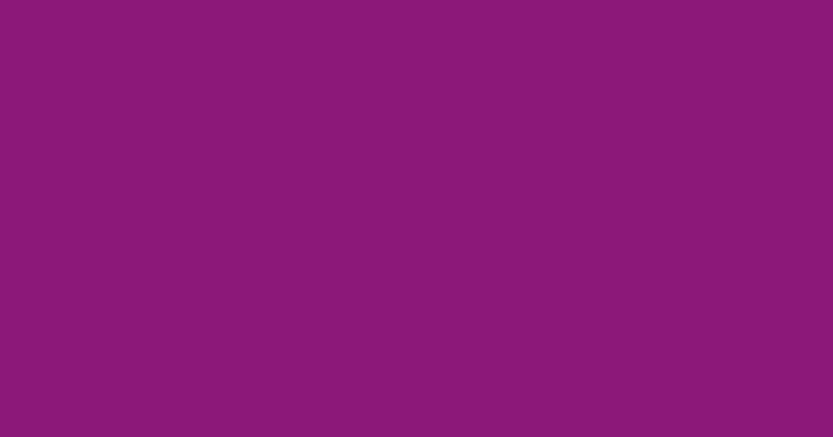 #8d187b violet eggplant color image