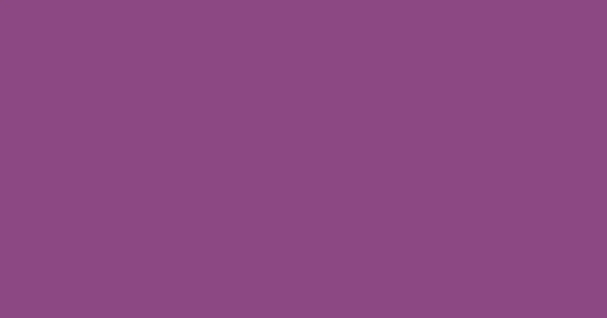 #8d4883 plum color image