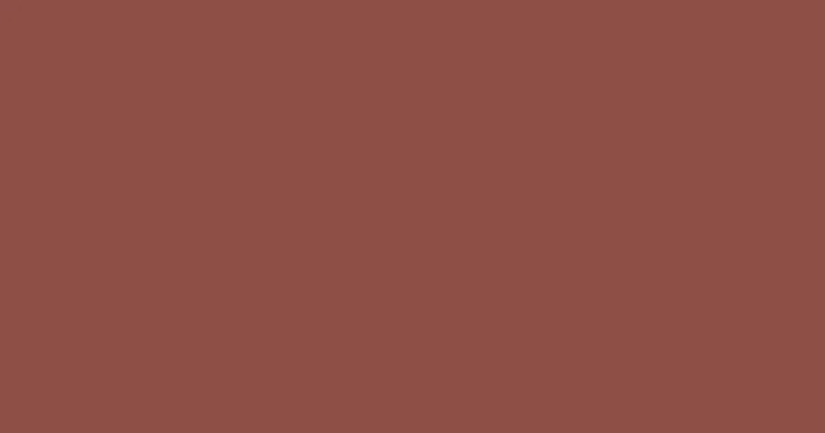 #8d4f47 copper rust color image
