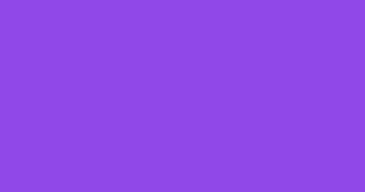 #8e4ae8 medium purple color image