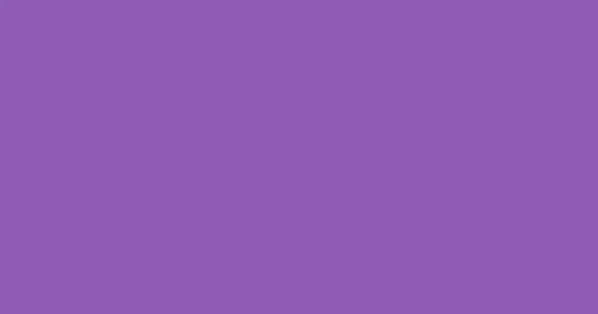 #8e5cb4 purple plum color image