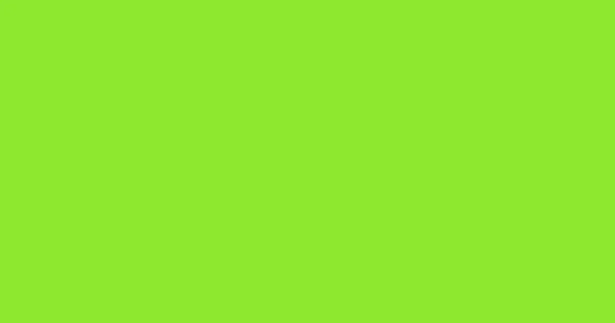 #8ee82e green lizard color image