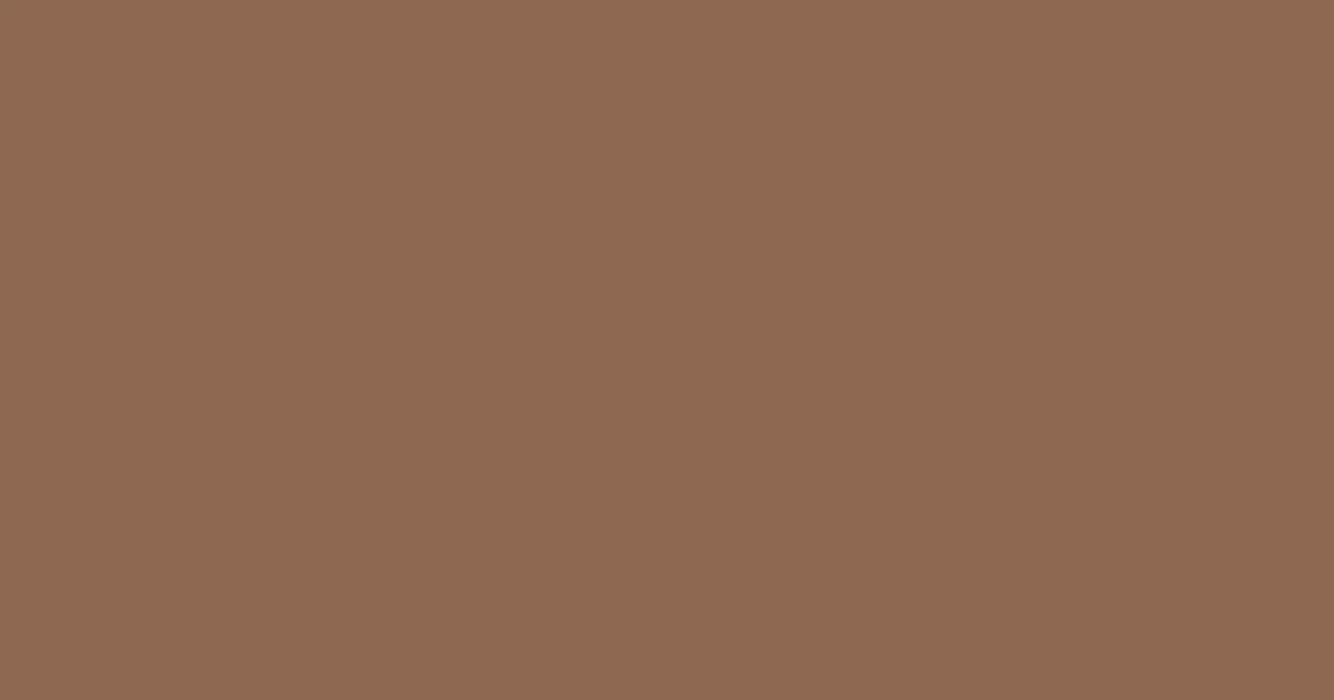 #8f6850 leather color image