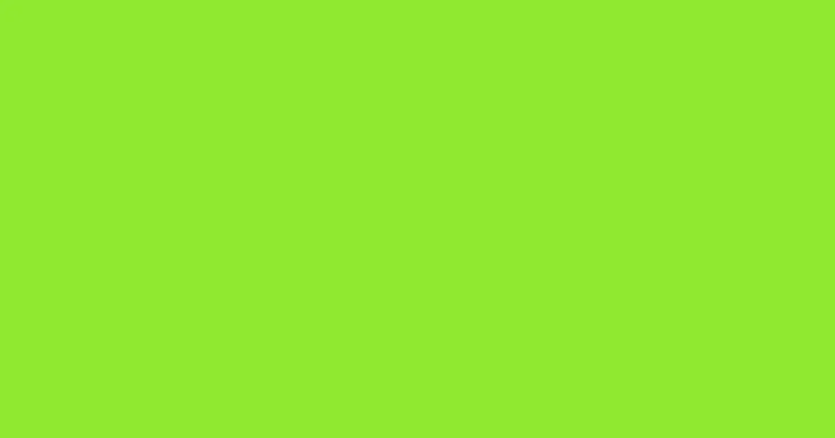 #8fe92f green lizard color image