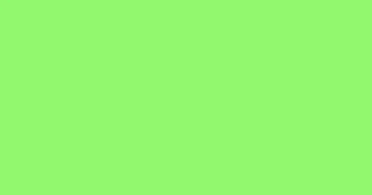 #8ff96d screamin green color image