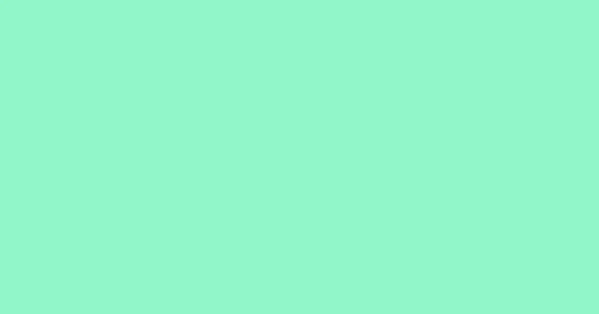 #90f6c7 aquamarine color image