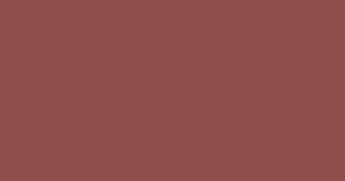 #914f4b copper rust color image