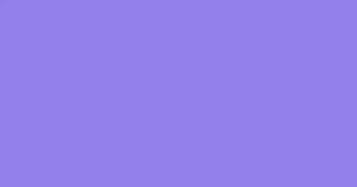 #917fe6 medium purple color image