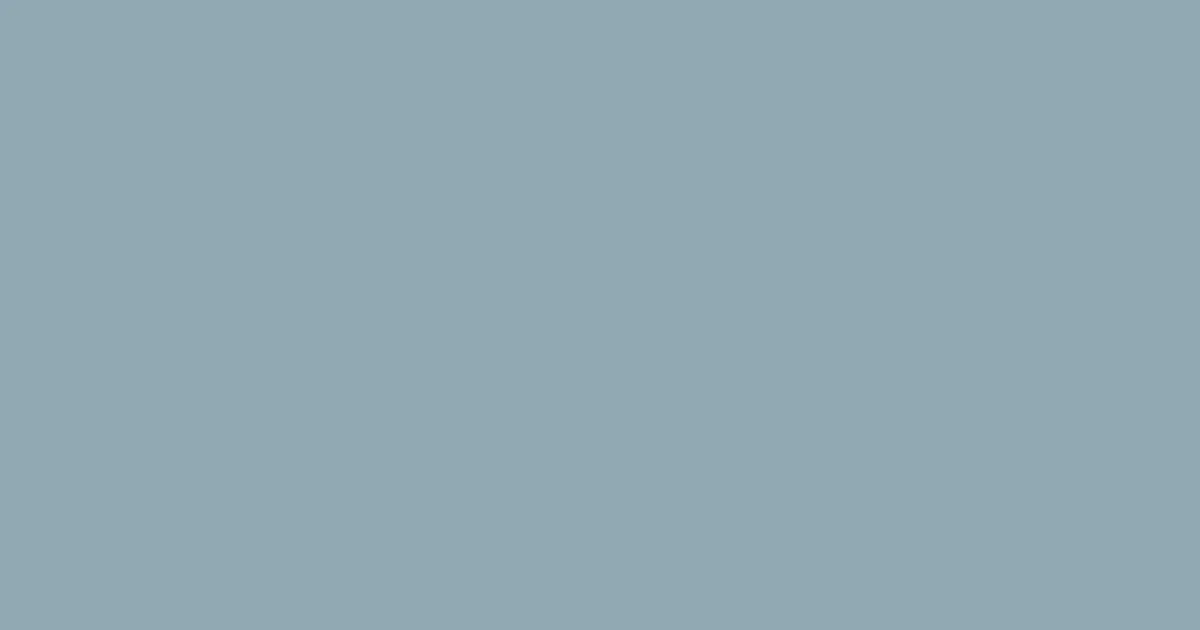 #91a9b4 pewter blue color image
