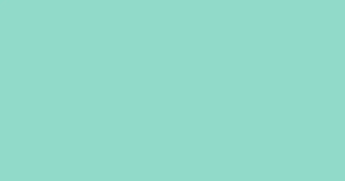 #91dac8 vista blue color image