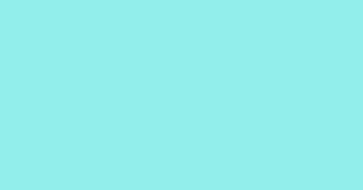 #91ede8 blizzard blue color image