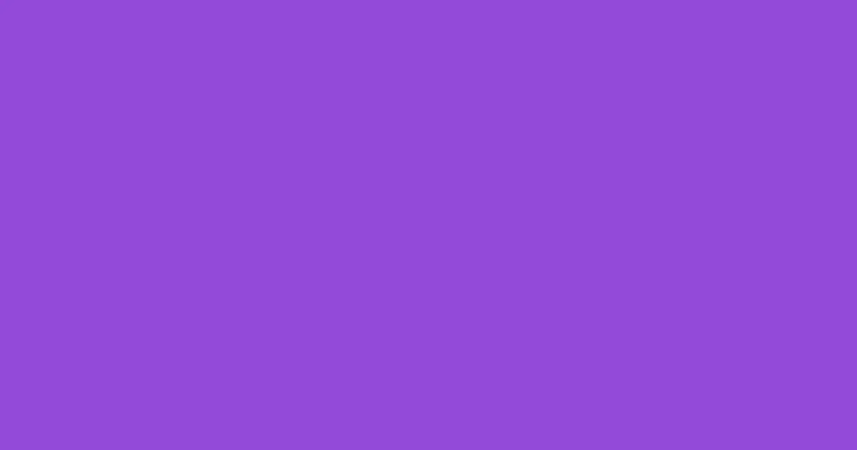 #9349d8 purple heart color image