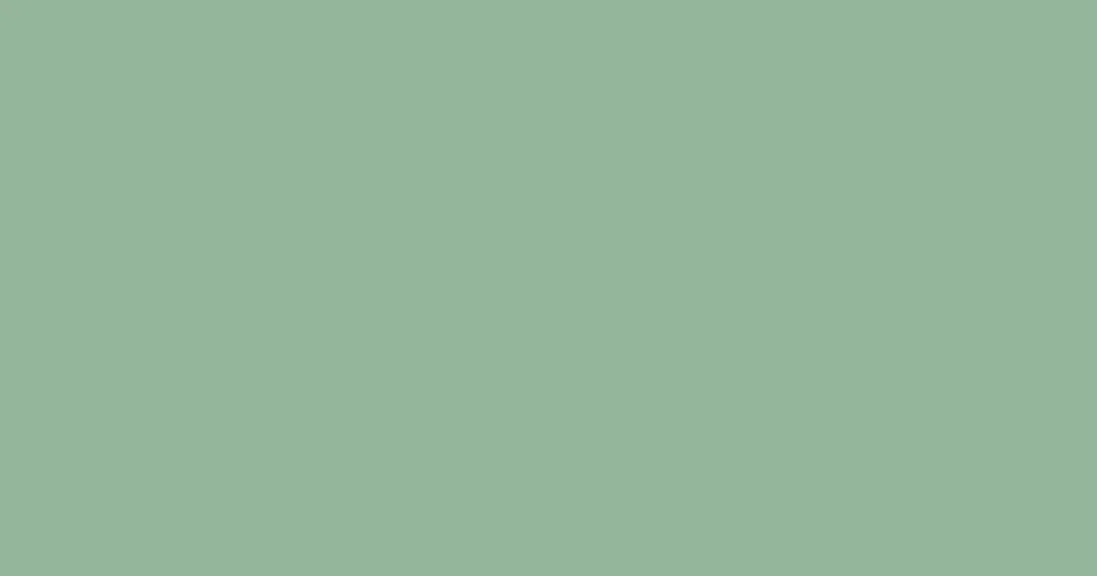 #93b69a summer green color image
