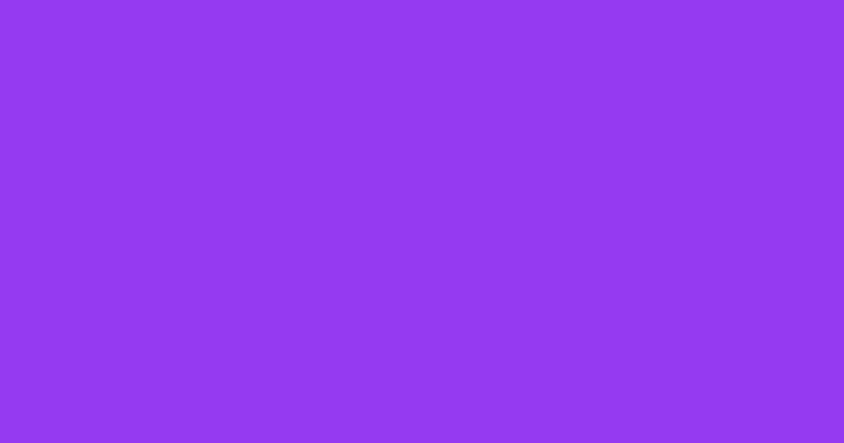 #943aee electric violet color image
