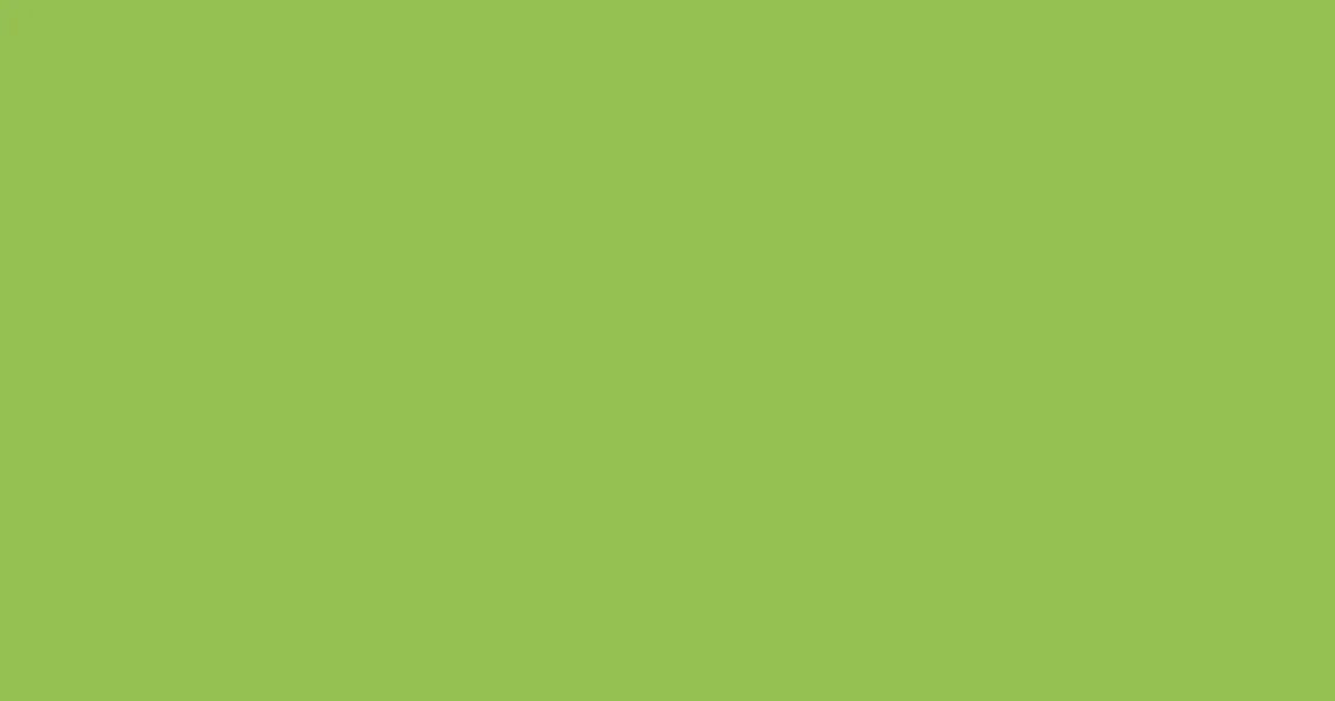 #94c052 celery color image