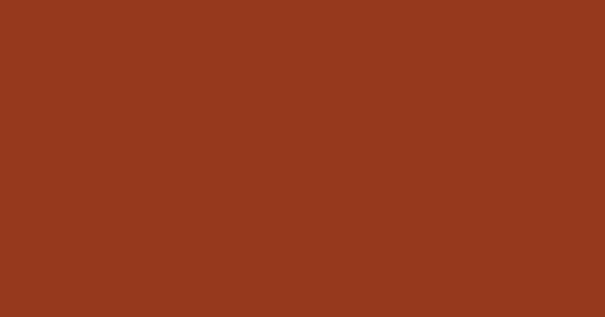 #96381d prairie sand color image