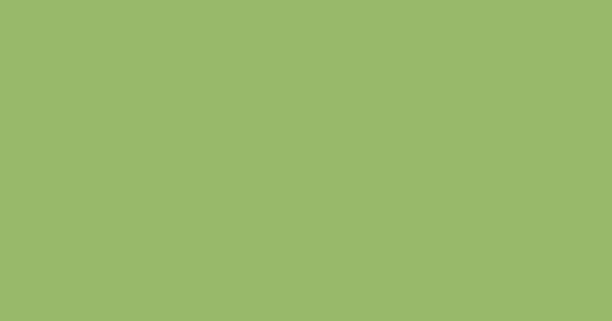 #96b86b olivine color image