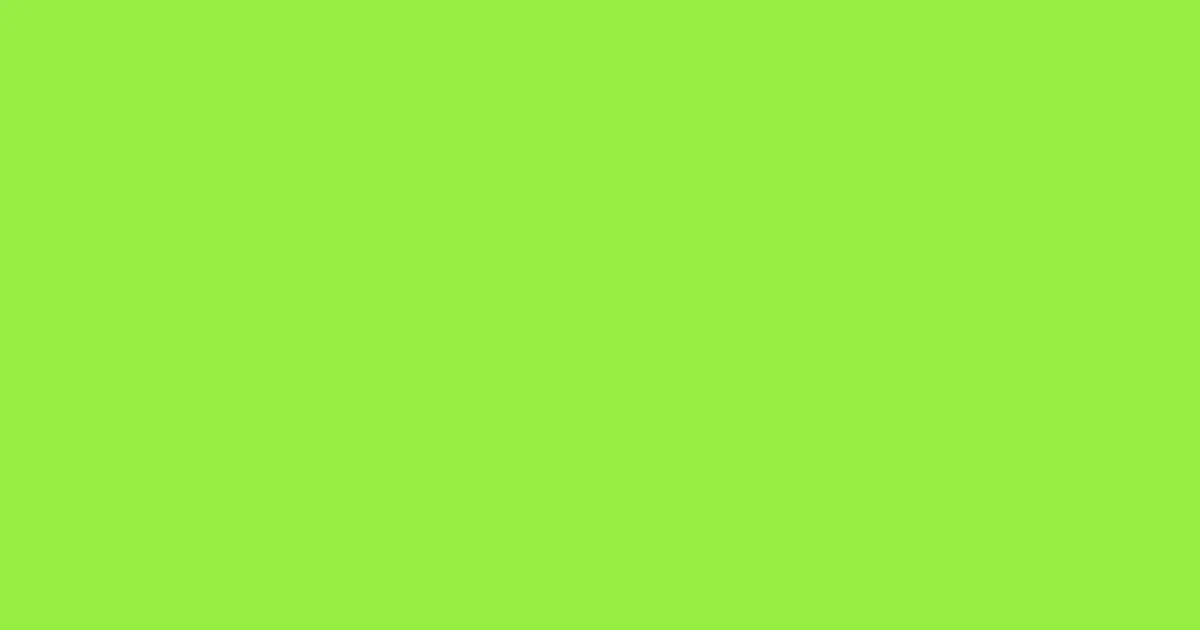 #96ee44 green lizard color image