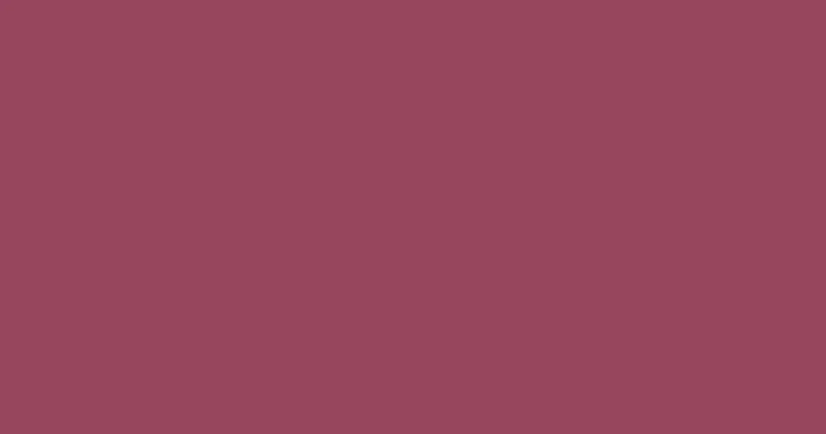#97455d vin rouge color image