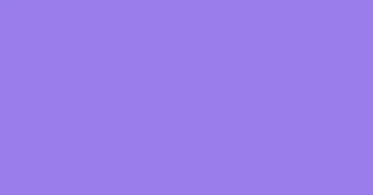 #977ee8 medium purple color image