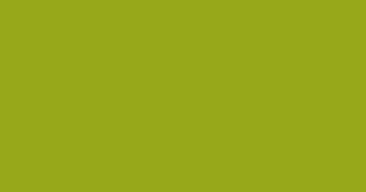 #97a81a citron color image